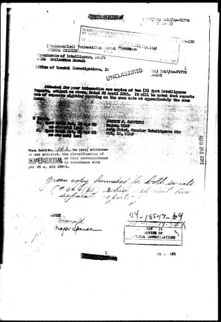 .% 
•) -nz/Vjx.} -•o^ 
A, 
••.''• ".••.-"'rflS^?;!';..".'.', .'. : " ; . { 
'-• • • •-'^••.'.••i: . • • ' " V ; . • • 
";;-:-'V",:;;:;i';i''-."r:v..'1' :: 
: • • - - . - * ; - . . „ • > • * ; * - > : • • • • • * . 
^ s ; c > • > . ' : V ? ^ H -••/••I 
a,-, c l a s s i f i c a t i o n of V 
(ii^iiiiimc!BTr^{?!a'iff'fl"iftl- ^ on - t h i s . coiprespondenc© 
wTH^tjSMft^rSfjIlp in aceordanca with 
par 25 e, A^R 205-1. 
'• .-^^yt^td^U^& ^ ^ r l 
•- '' .~^Z-~:f.: 
/ . " • 
ZIZIHK 
 