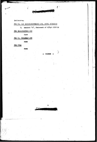 r 
?CR ASTH: 
1» Exhibit WAW, Statement of y/Sgt 
r si 
HSADQUARTSRSCSI 
Sana 
yea co 
FOR FILS 
Sam© 
- CL035D - 
 