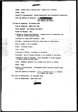 Sp««da Slowtr tbAn a faWsg s%xt - f**%4r than aircraft* 
Soundi Hon«. « 
banner of 3£*app«*jraac«s Diaa&odi ^o»«ntarl2y ih«n disappear ad 
Uamm aivl Addra«« of Qb*«rrsrs L- 
10 October 
of hotar» 
of 
of Object £rtm Cb*orreri 
Criato 
point of Gbaervuticn 
of 
In Sighti U or 
" • 
Color: 
of 
Um of 
of Trail or partdsl«» 
to that eif a a 
(10) 
of vlsiea. . 
arid 4tMr»9» of 
©f Cb»«r»atii«i 
of CtosonnUittai 0025 
3 
 