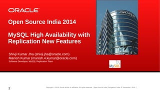 MySQL High Availability with Replication New Features | PDF