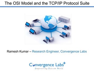 The OSI Model and the TCP/IP Protocol Suite
Ramesh Kumar – Research Engineer, Convergence Labs
 