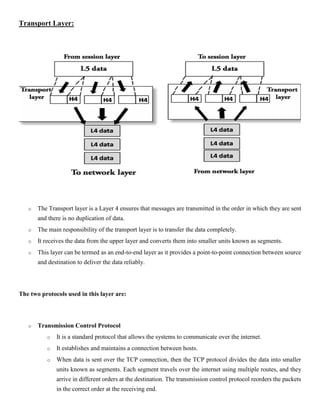 OSI and TCP/IP Model | PDF