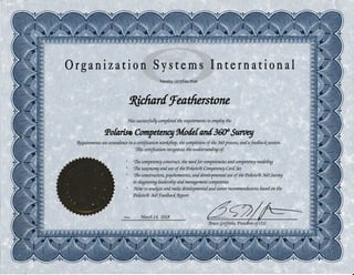 OSI Certification