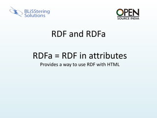 RDFand describe how that person is related to other resourcesswrc:employeefoaf:madegaurav:medplp:thisblisstering:this