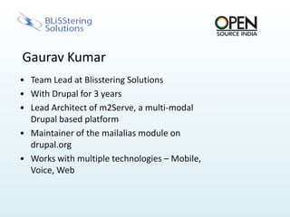 Gaurav KumarTeam Lead at Blisstering Solutions