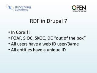 Key TermsMachine understandableRDFFederated DatasetLinked DataSPARQLGlobal Giant Graph