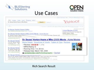  Both maintain structured data in similar waysRDF in Drupalrdf.php (Dries, 2000)
