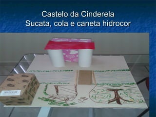 Castelo da CinderelaCastelo da Cinderela
Sucata, cola e caneta hidrocorSucata, cola e caneta hidrocor
 