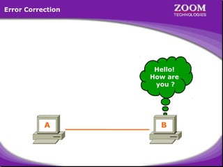 Error Correction

Segment Missing
Hello!
Hello! How are you ? Hello!
How are
How are
you ? Hello! How Are You
? you ?
1/5

You
4/5

A

2/5

3/5

Hello! How
1/5

2/5

4/5

?

5/5

5/5

Are
3/5

B

21

 