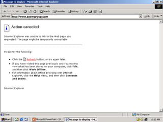 Example of HTTP request
http://www.zoomgroup.com

Client

Web Server

5

 