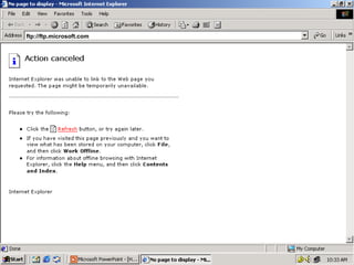 Example of FTP request
ftp://ftp.microsoft.com

Client

FTP Server

7

 