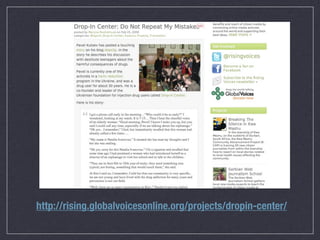http://rising.globalvoicesonline.org/projects/dropin-center/
 