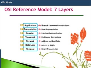OSI Model
 