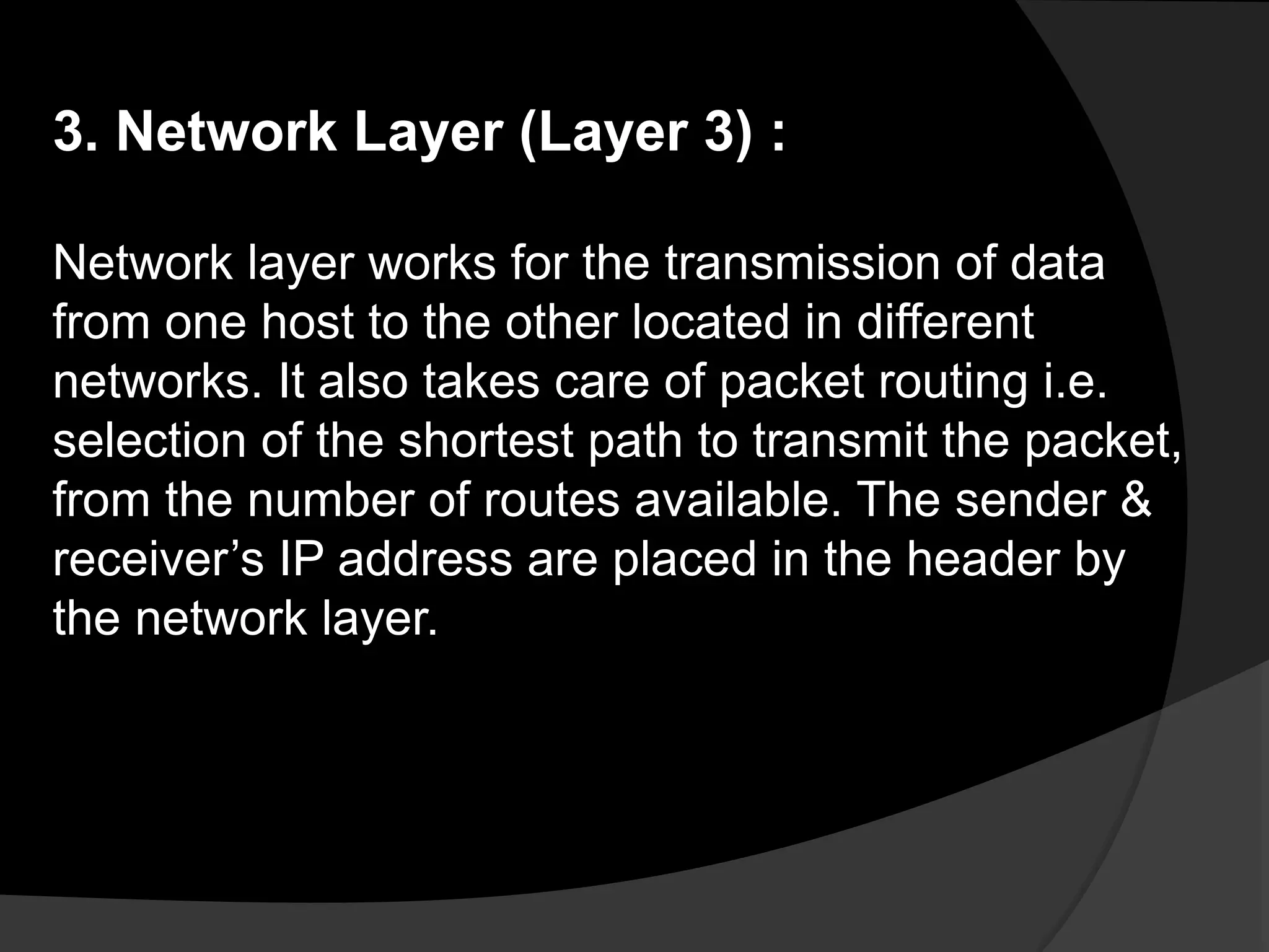 OSI MODEL AND ITS LAYERS FUNCTION | PPT