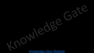 Knowledge Gate Website
 