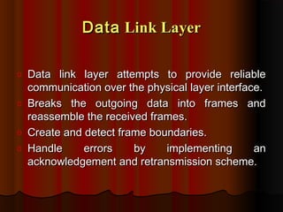 OSI Network model ppt | PPT