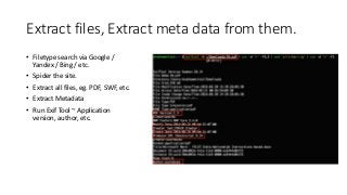 Open Source Intelligence (OSINT)- Testcases for Pentesters