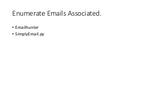 Open Source Intelligence (OSINT)- Testcases for Pentesters