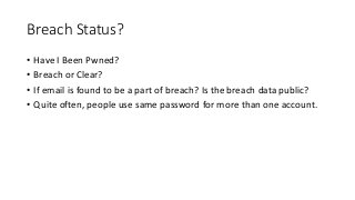 Open Source Intelligence (OSINT)- Testcases for Pentesters