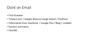 Open Source Intelligence (OSINT)- Testcases for Pentesters