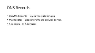 Open Source Intelligence (OSINT)- Testcases for Pentesters