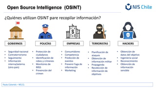 Open Source Intelligence (OSINT) | PPTX