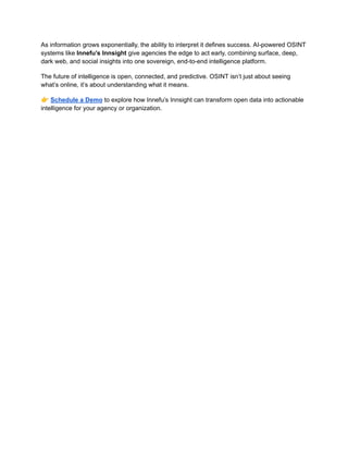 OSINT: The Most Comprehensive Guide on Open Source Intelligence | PDF