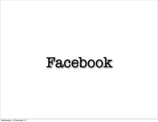 Facebook


Wednesday, 12 December 12
 