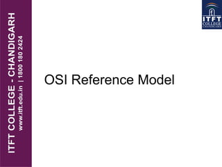 OSI Reference Model
 