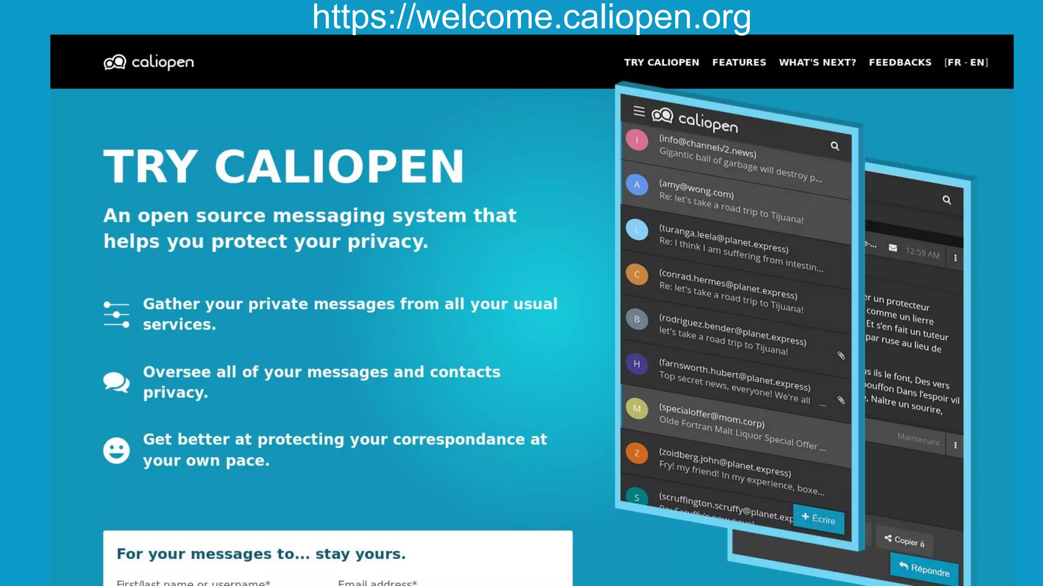 https://welcome.caliopen.org