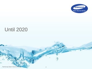 Samsung Open Source Group 2
Until 2020
 