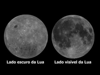 Lado visível da LuaLado escuro da Lua
 