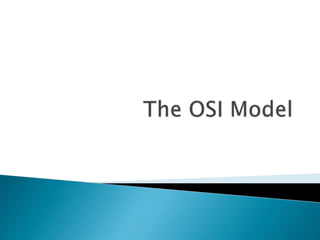 OSI and TCPIP Model | PPTX