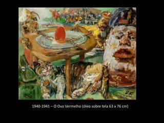 1940-1941 – O Ovo Vermelho (óleo sobre tela 63 x 76 cm)
 