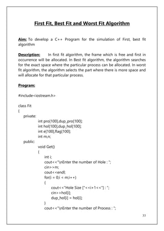 Operating System Lab Manual | PDF