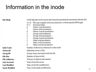 Copyright ©: Nahrstedt, Angrave,
Abdelzaher 50
Information in the inode
 