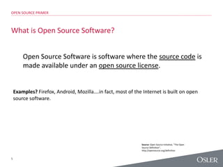 Open source software 101: Compliance and risk management | PDF
