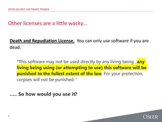 Open source software 101: Compliance and risk management | PDF