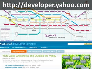 Things you can use (by the Yahoo Developer Network and friends)