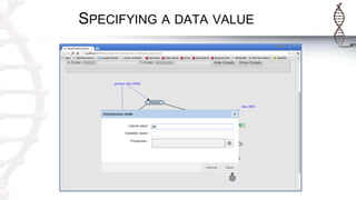 SPECIFYING A DATA VALUE
 