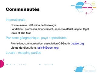 OpenData : s'ouvrir « Publier ces données, c’est l’occasion de créer de nouvelles opportunités de business. L’industrie va pouvoir utiliser ces données de manière créative pour développer de nouveaux services et en retirer une valeur économique. » Stephen Timms, ministre britannique au Numérique Permettre la collaboration : mutualisation, échange 