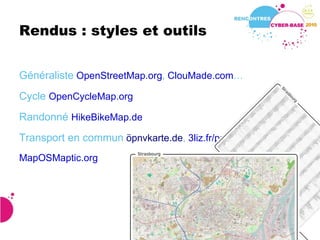 Le monde, rue après rue « OpenStreetMap est un projet qui vise à produire et fournir gracieusement des données géographiques à toutes personnes le désirant. » 