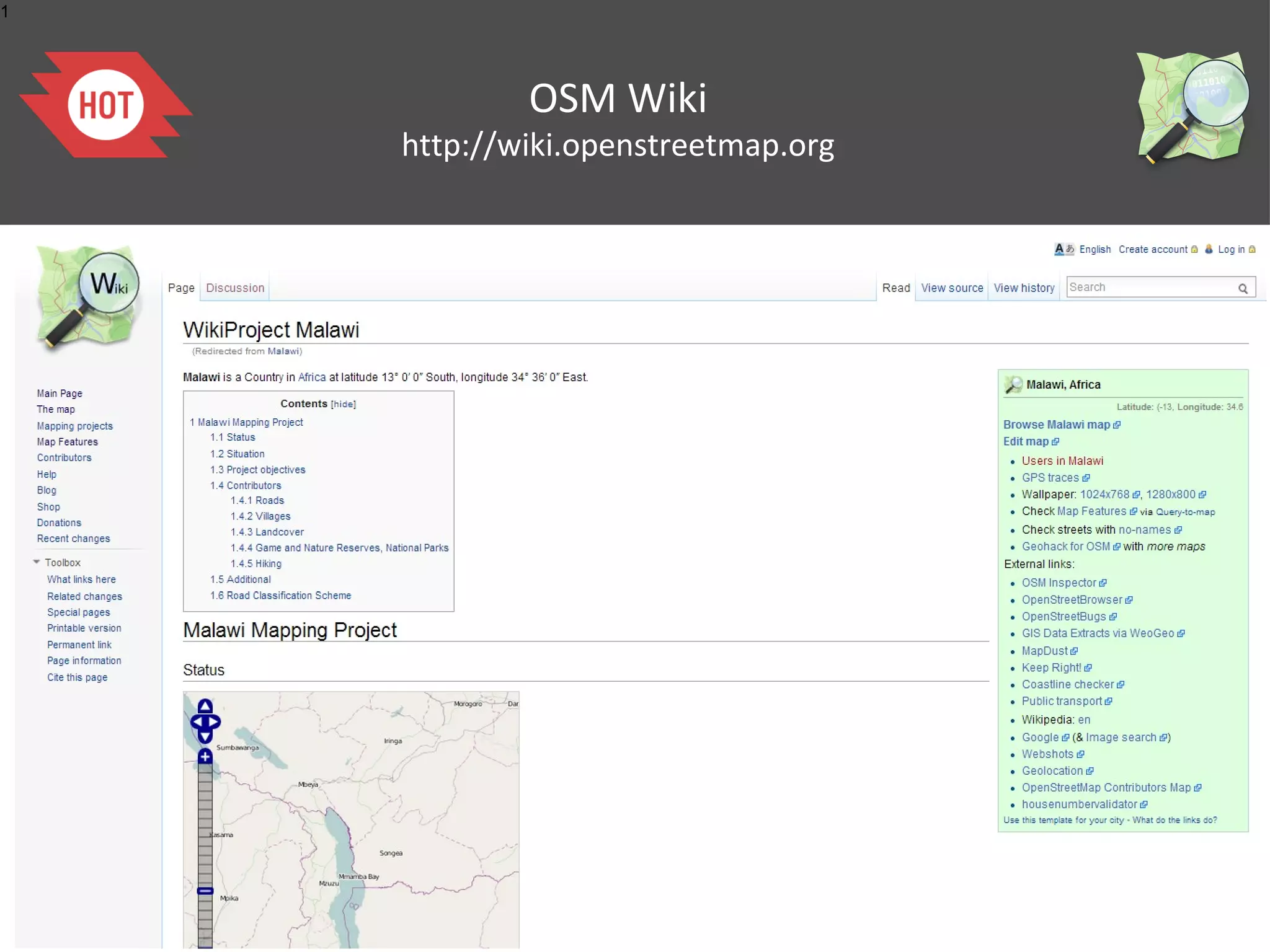 1

OSM Wiki

http://wiki.openstreetmap.org

 