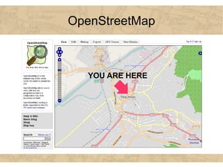 OpenStreetMap YOU ARE HERE 