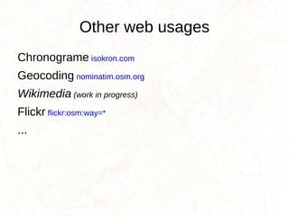 Landsat : main way, large landuse... 