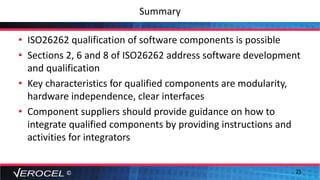 ISO 26262 Approval of Automotive Software Components | PDF