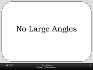 No Large Angles 