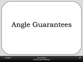 Angle Guarantees 