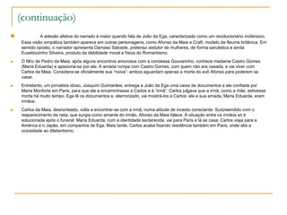 Os Maias De EçA De QueiróS