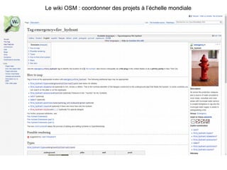 Le wiki OSM : coordonner des projets à l’échelle mondiale
 